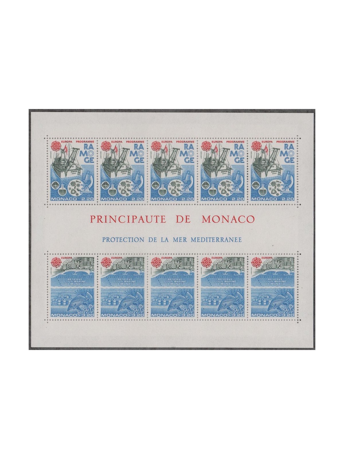 MONACO 1986 Europe s/s MNH**
