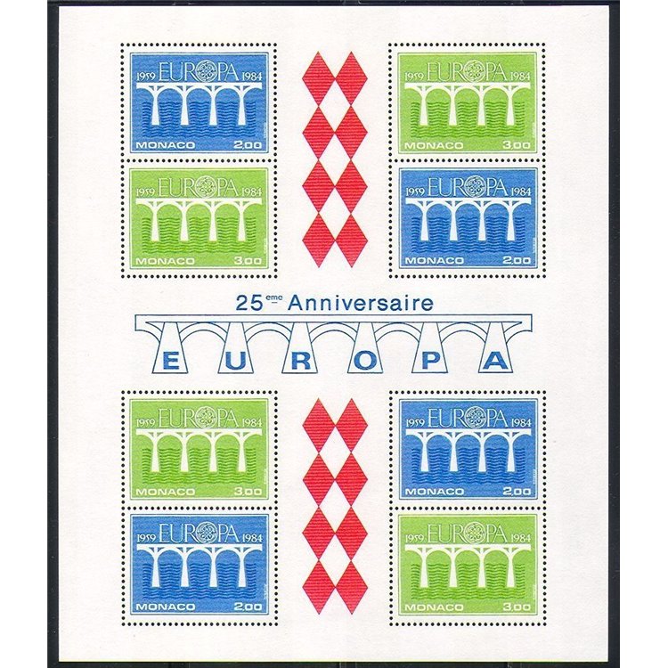 MONACO 1984 Europa BF MNH**