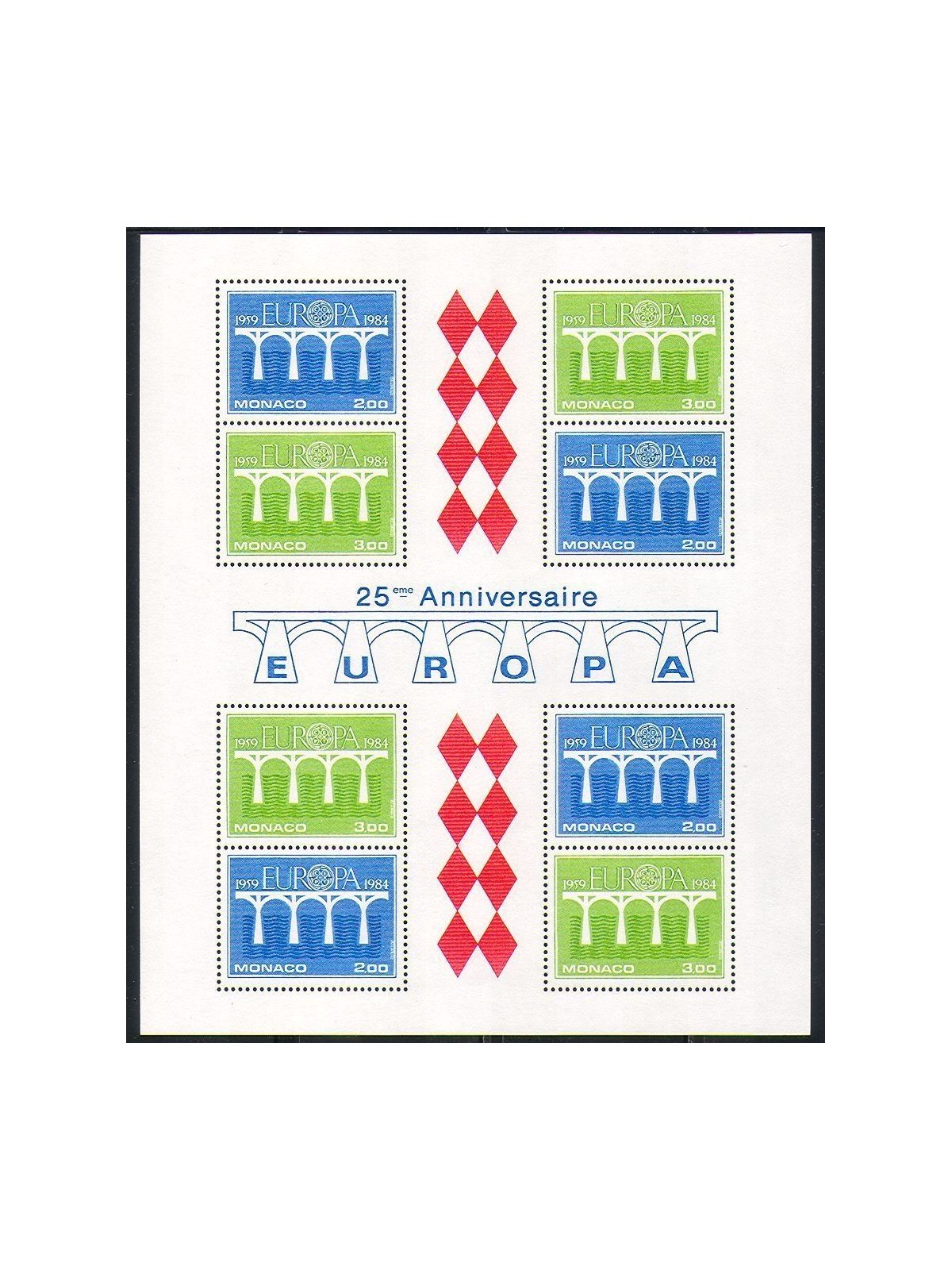 MONACO 1984 Europe s/s MNH**