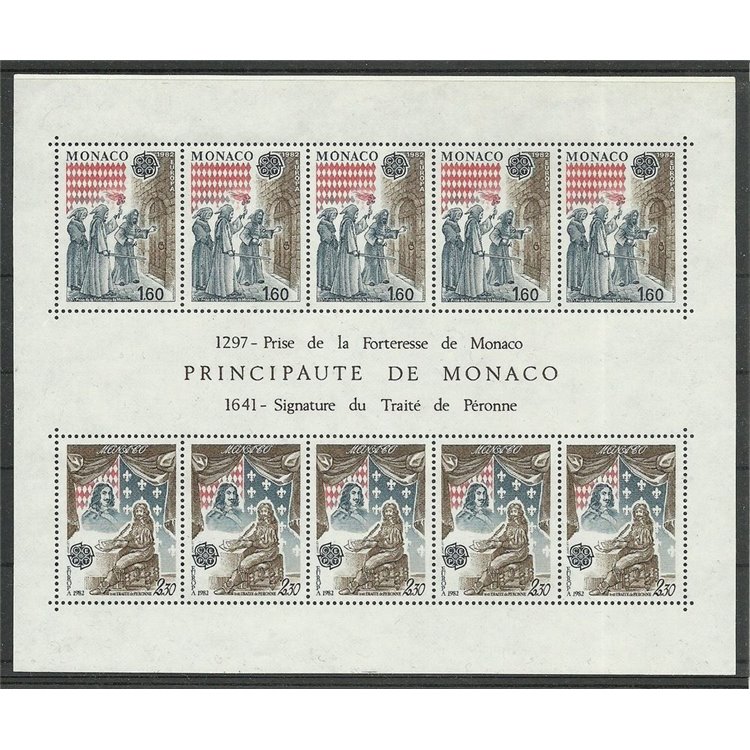 MONACO 1982 Europe s/s MNH**