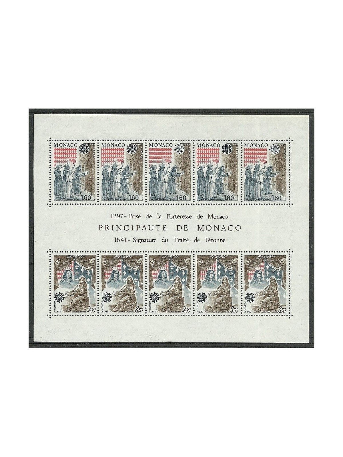 MONACO 1982 Europe s/s MNH**