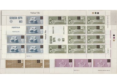 MALTA 1974 Europa 4 MF MNH**