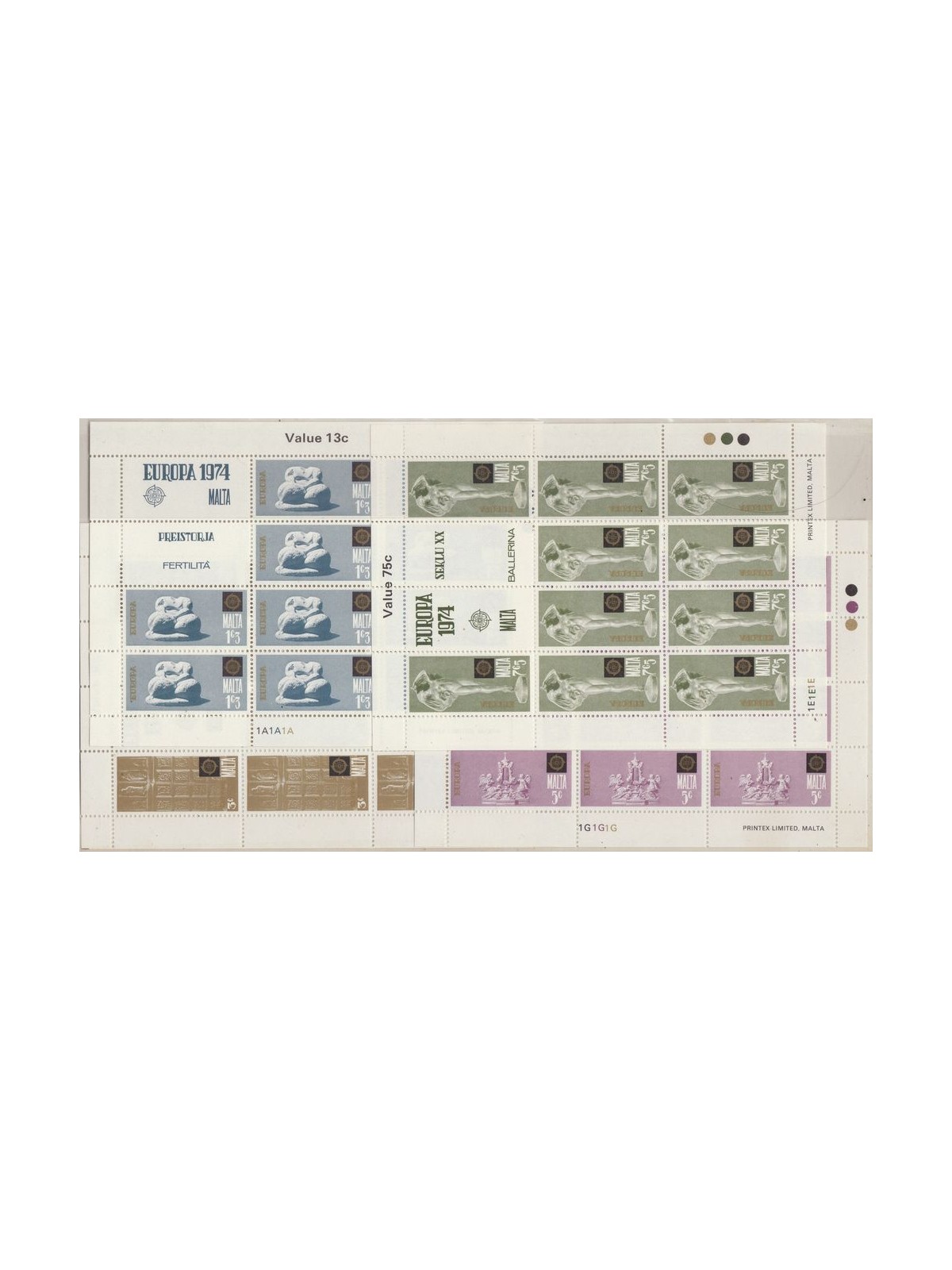 MALTA 1974 Europa 4 MF MNH**