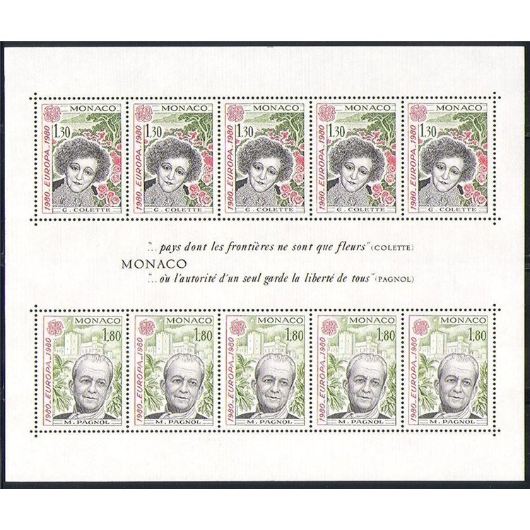 MONACO 1980 Europa BF MNH**