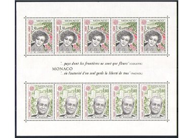 MONACO 1980 Europe s/s MNH**