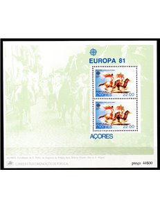 AZZORRE 1981 Europa BF MNH**