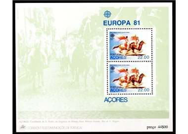 AZORES 1981 Europe s/s MNH**