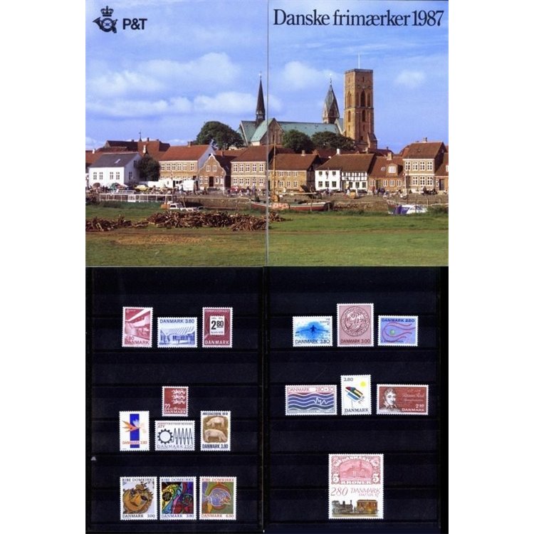 DANIMARCA 1987 Annata completa 17v MNH**