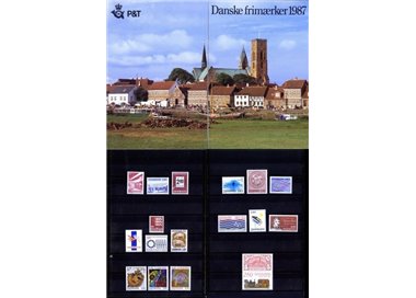 DENMARK 1987 Complete year 17v MNH**
