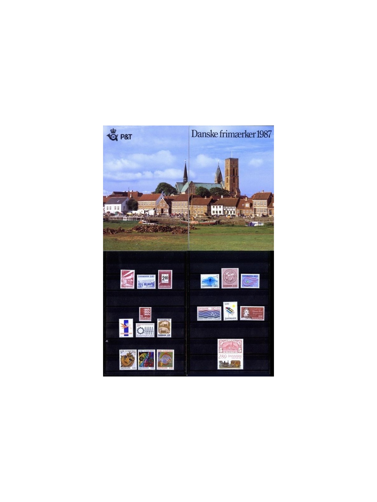 DANIMARCA 1987 Annata completa 17v MNH**