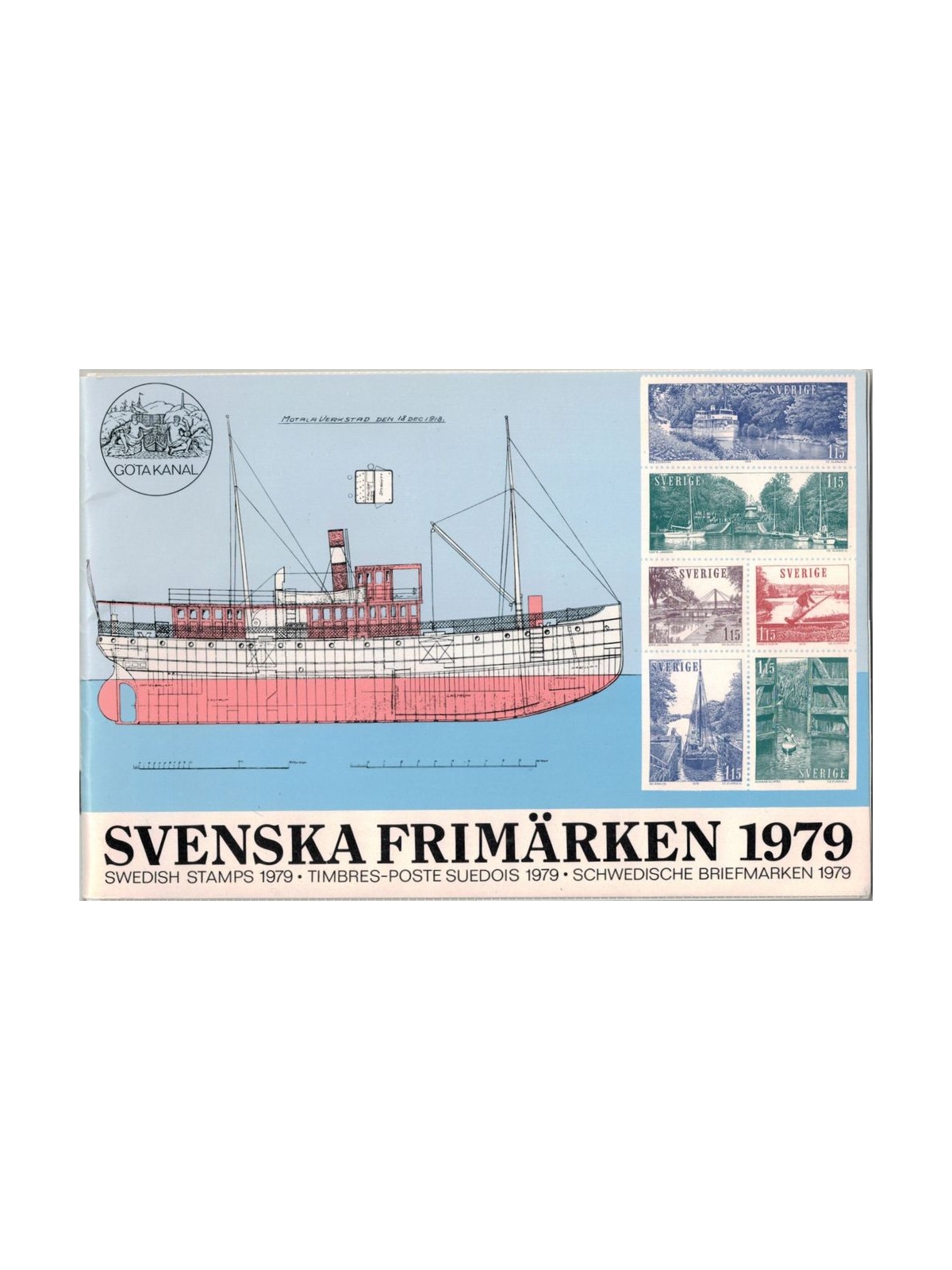 SWEDEN 1979 Complete Year Set 41v + 1 s/s MNH**
