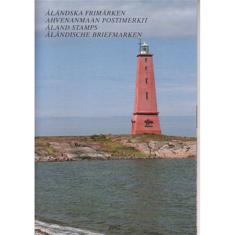 ALAND 1992 Annata completa - Complete Year Set 6v + 1 LB MNH**