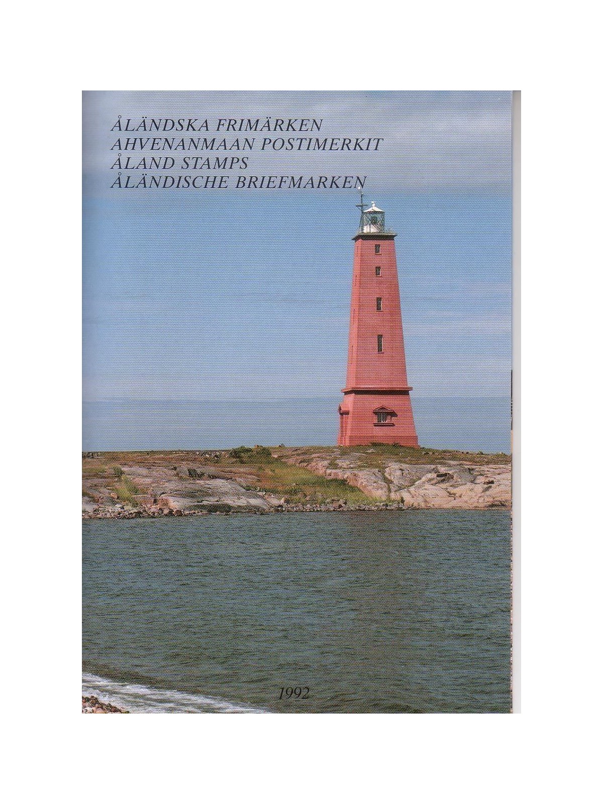 ALAND 1992 Complete Year Set 6v + 1 booklet MNH**