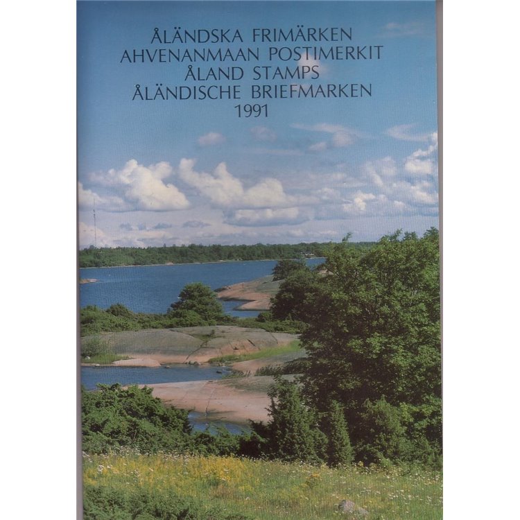 ALAND 1991 Annata completa 7v + 1 BF MNH**