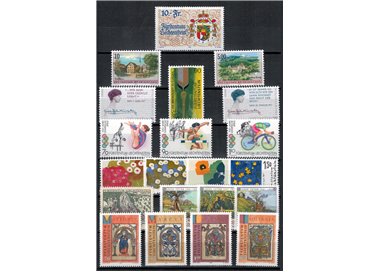 LIECHTENSTEIN 1996 Complete Year Set 21v MNH**