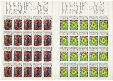 LIECHTENSTEIN 1975 Europa 2 m/s MNH**