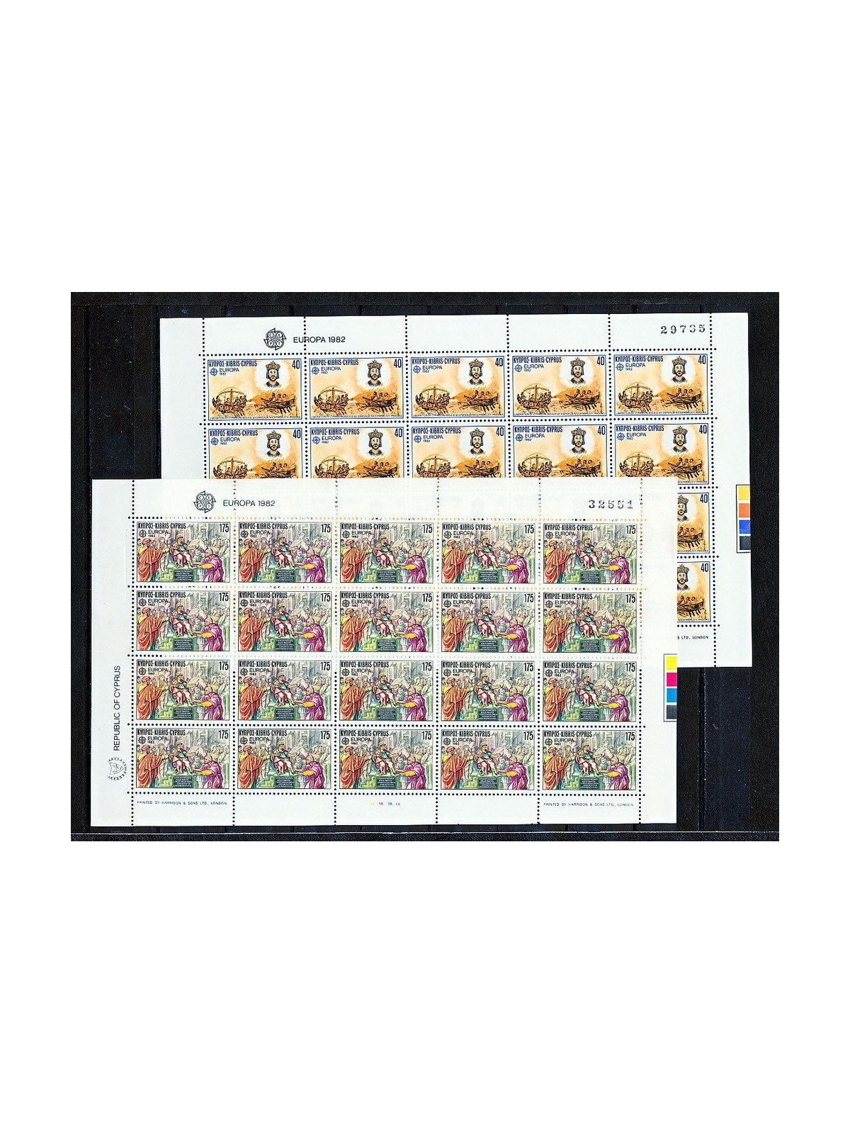 CIPRO 1982 Europa 2 MF MNH**