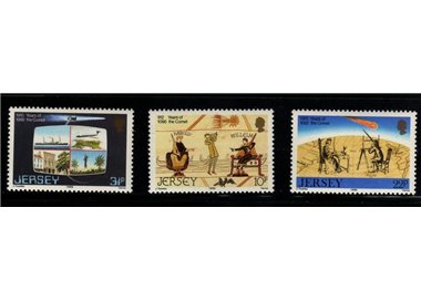 JERSEY 1986 Cometa di Halley 3v MNH**