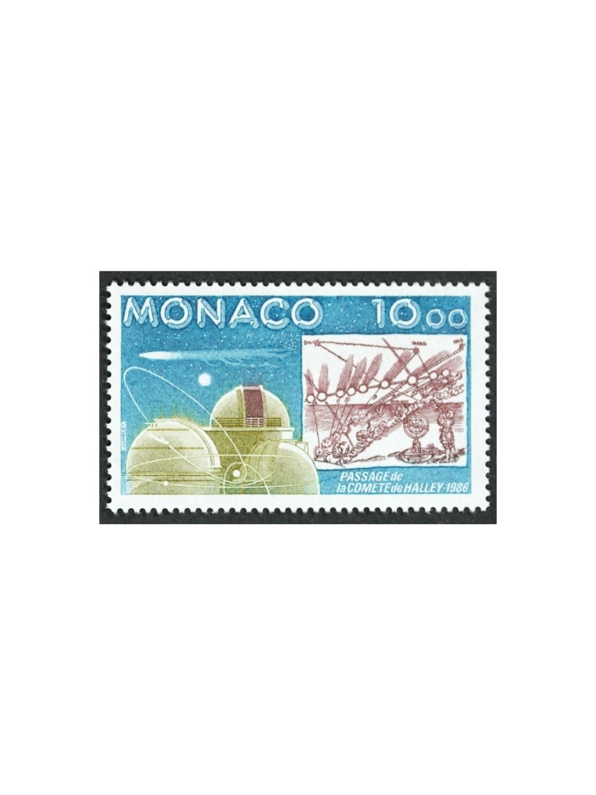 MONACO 1986 Cometa di Halley MNH**