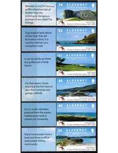 ALDERNEY 2008 Vedute 6v MNH**