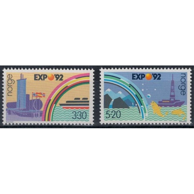 NORWAY 1992 Expo 92 Seville 2v MNH**