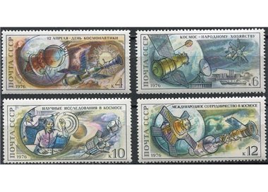 RUSSIA 1976 First man in space 4v MNH**
