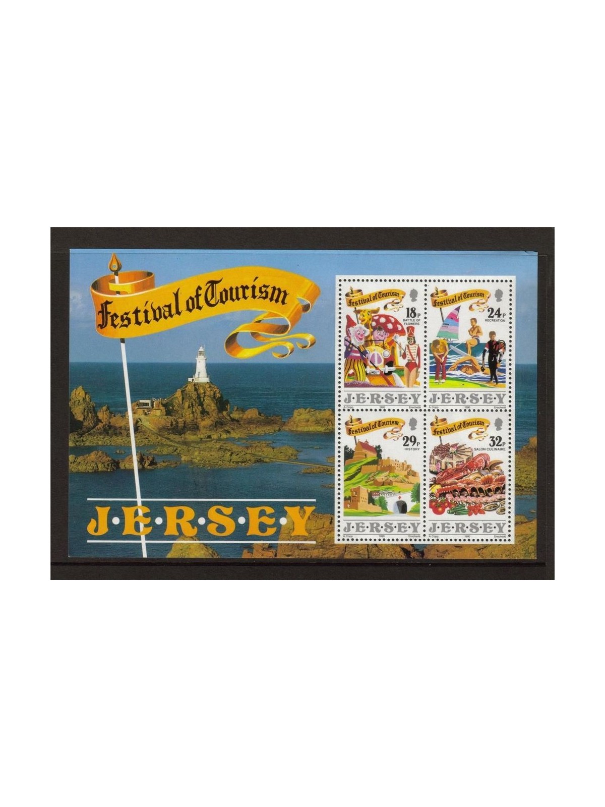 JERSEY 1990 Tourism Festival s/s MNH**