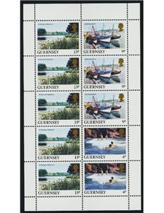 GUERNSEY 1984 Vedute dell'isola (13p + 9p + 4p) MF MNH**