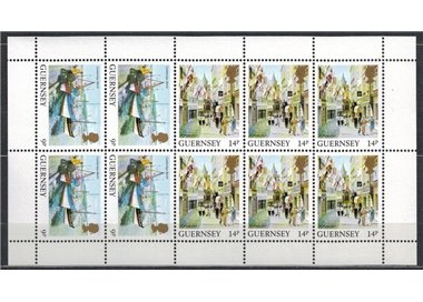 GUERNSEY 1984 Vedute dell'isola (9p + 14p) MF MNH**
