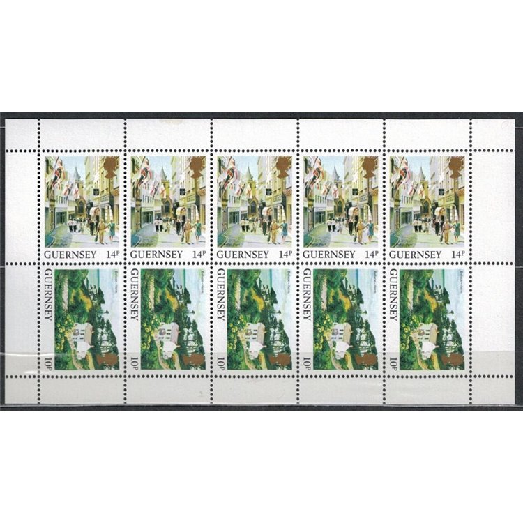 GUERNSEY 1984 Vedute dell'isola (10p + 14p) MF MNH**