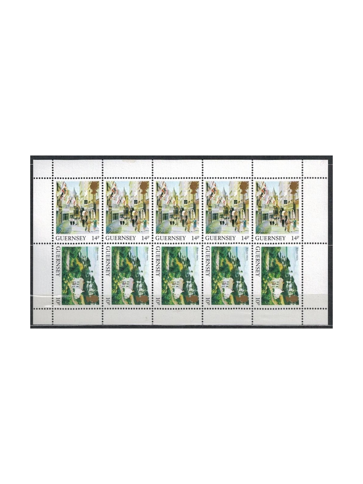 GUERNSEY 1984 Vedute dell'isola (10p + 14p) MF MNH**