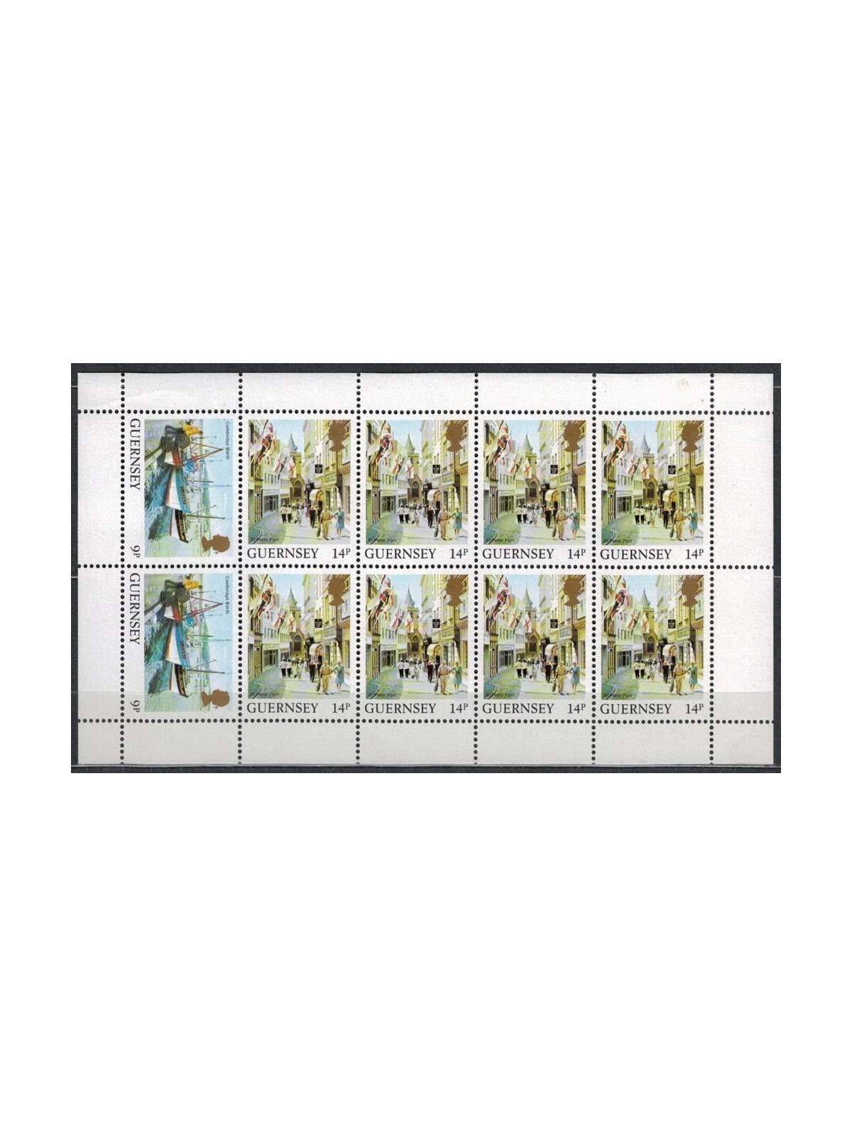 GUERNSEY 1984 Vedute dell'isola (14p + 9p) MF MNH**