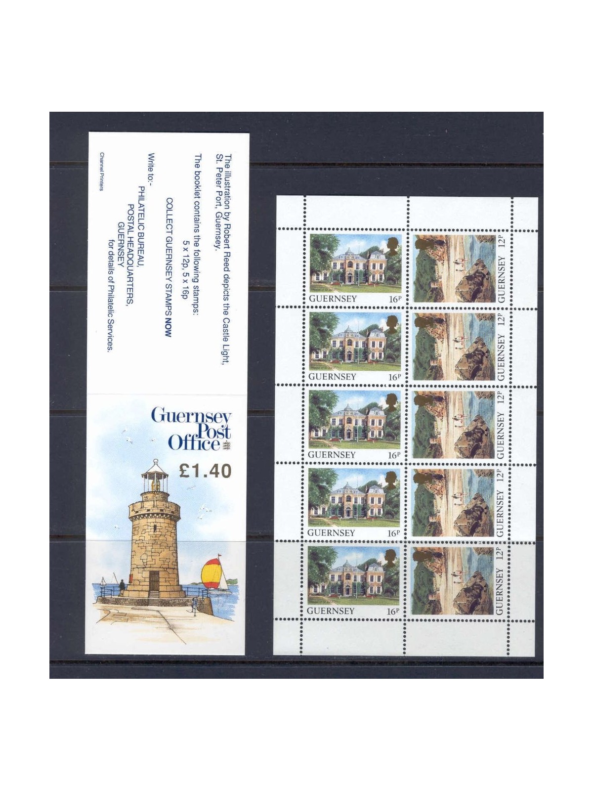 GUERNSEY 1988 Vedute dell'isola LB MNH**