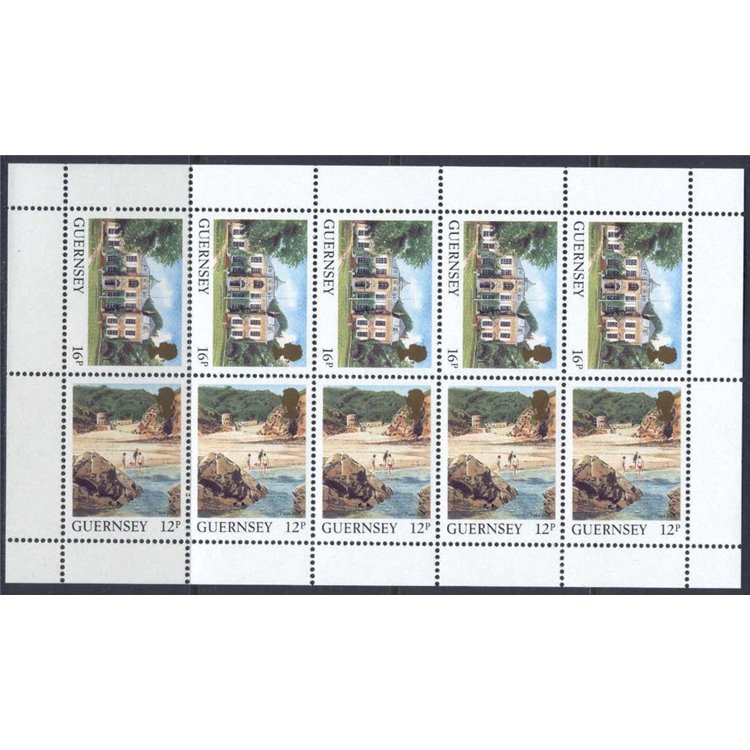 GUERNSEY 1988 Views of the island m/s MNH**