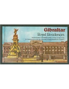 GIBILTERRA 1978 25° anniversario del regno di Elisabetta II LB MNH**