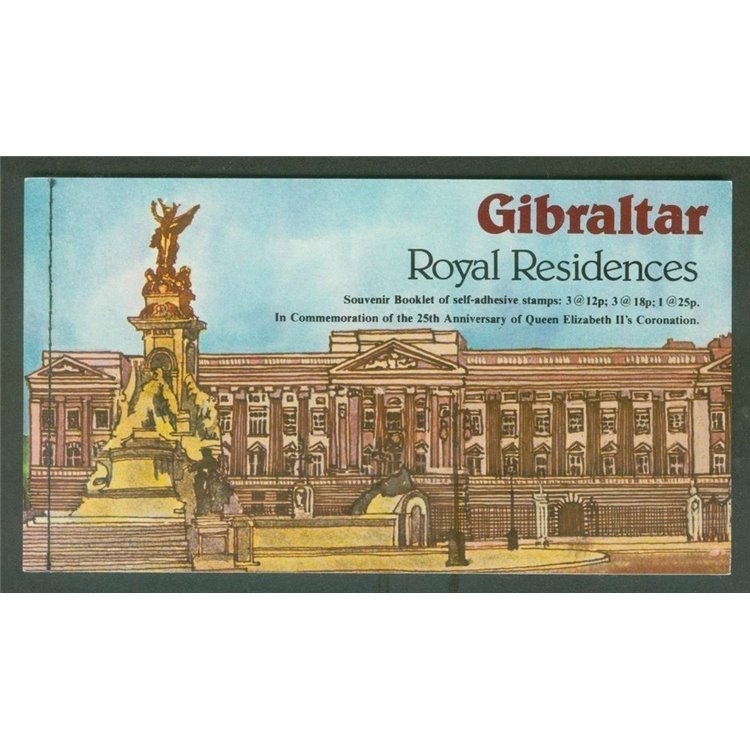 GIBRALTAR 1978 25th anniversary of the reign of Elizabeth II booklet MNH**