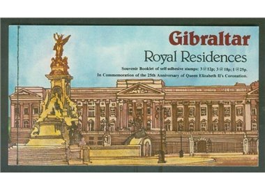GIBRALTAR 1978 25th anniversary of the reign of Elizabeth II booklet MNH**