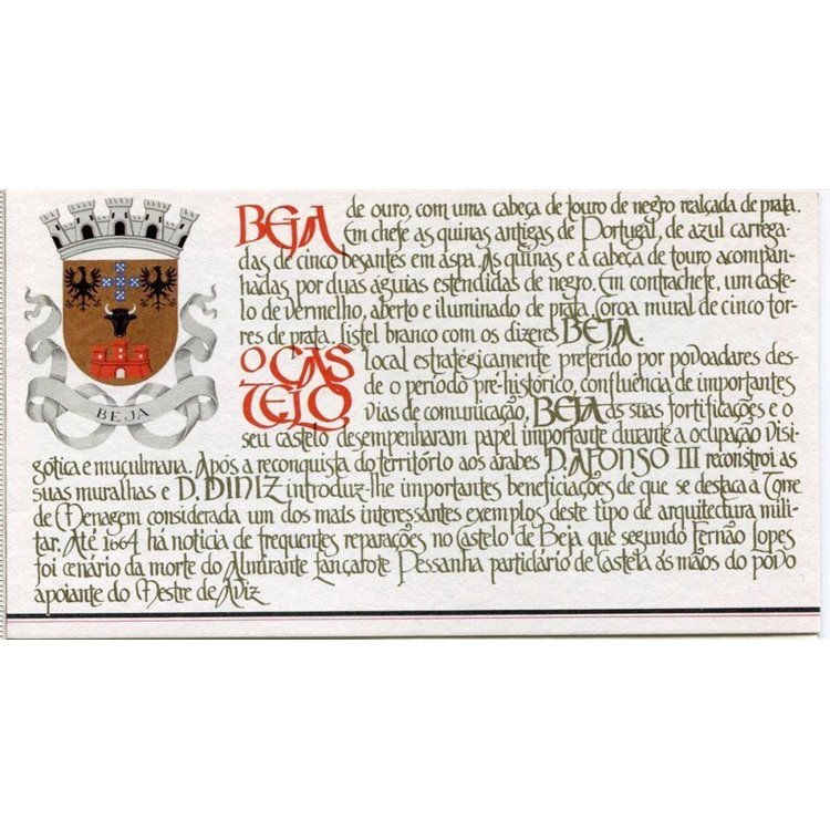 PORTUGAL 1986 Castles and coats of arms (Beja) booklet MNH**
