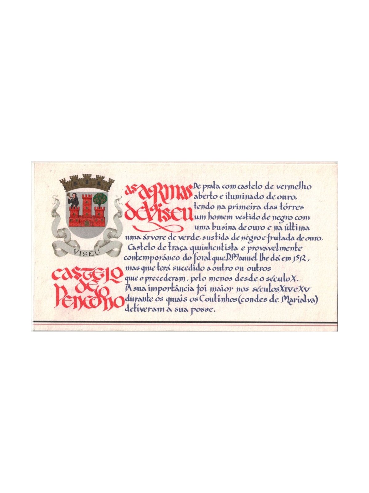 PORTUGAL 1988 Castles and coats of arms booklet MNH**
