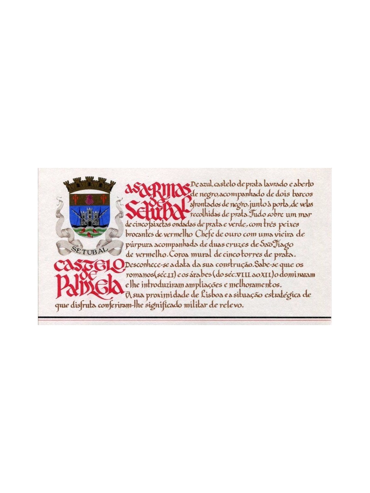 PORTUGAL 1988 Castles and heraldic coats of arms (Palmela) booklet MNH**