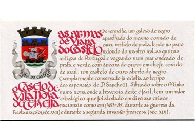 PORTUGAL 1988 Castles and heraldic coats of arms (Vila Nova de Cerveila) booklet MNH**