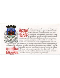 PORTUGAL 1988 Castles and coats of arms (Muralha Fernandina) booklet MNH**