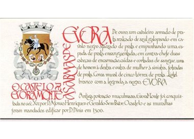 PORTUGAL 1987 Castles and coats of arms (Evora Monte) booklet MNH**