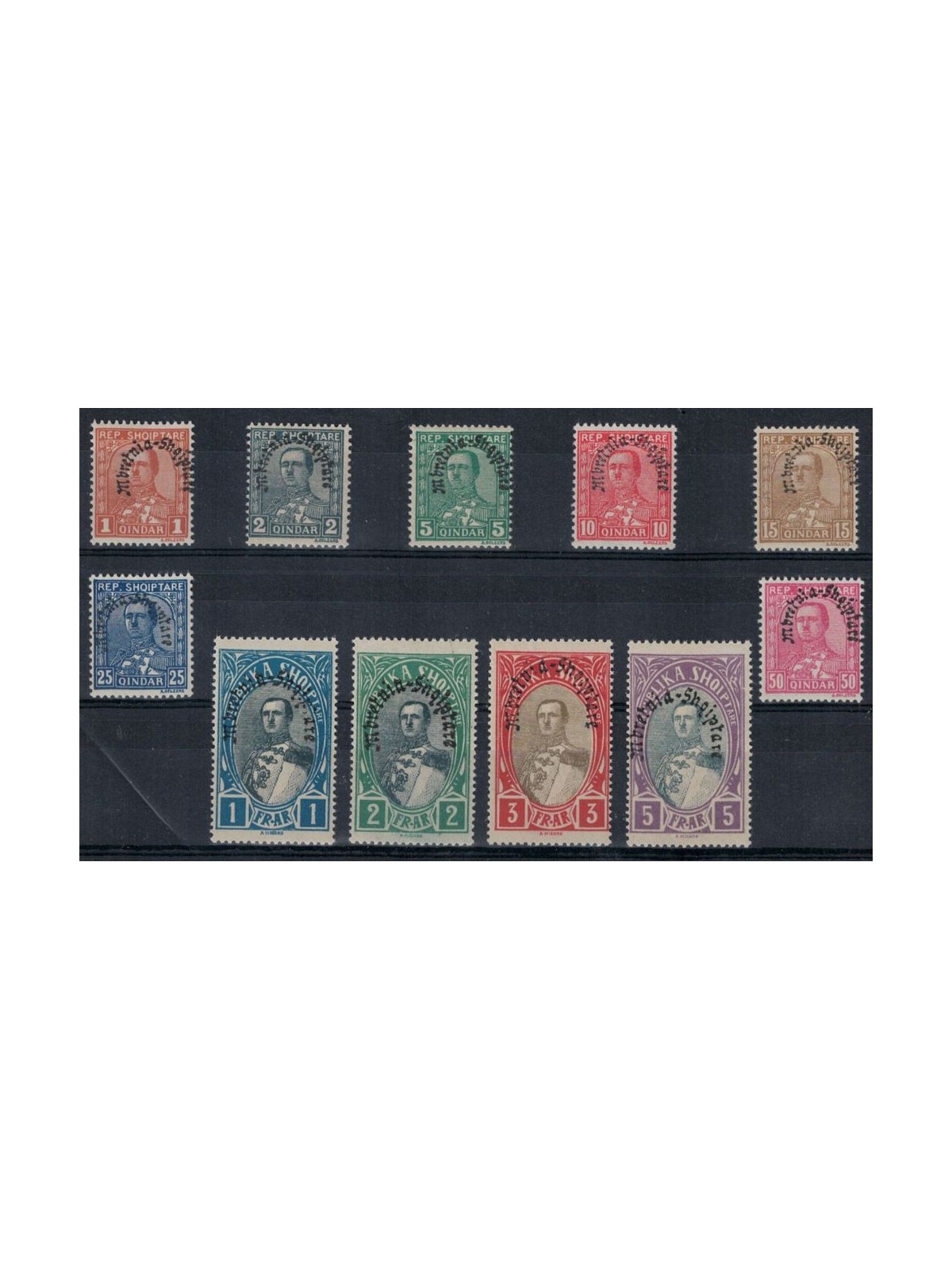 ALBANIA 1928 Congresso del Re 11v MH*