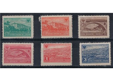 ALBANIA 1944 Vedute 6v MNH**