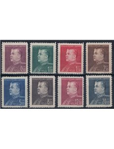 ALBANIA 1949 Serie Ordinaria 8v MNH**
