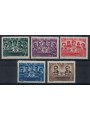 ALBANIA 1951 Anniversario della Liberazione 5v MNH**