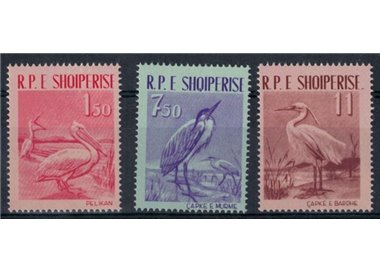 ALBANIA 1961 Fauna, birds 3v MNH**