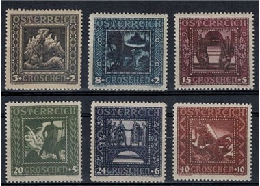 AUSTRIA 1926 Pro Infanzia 6v MNH**