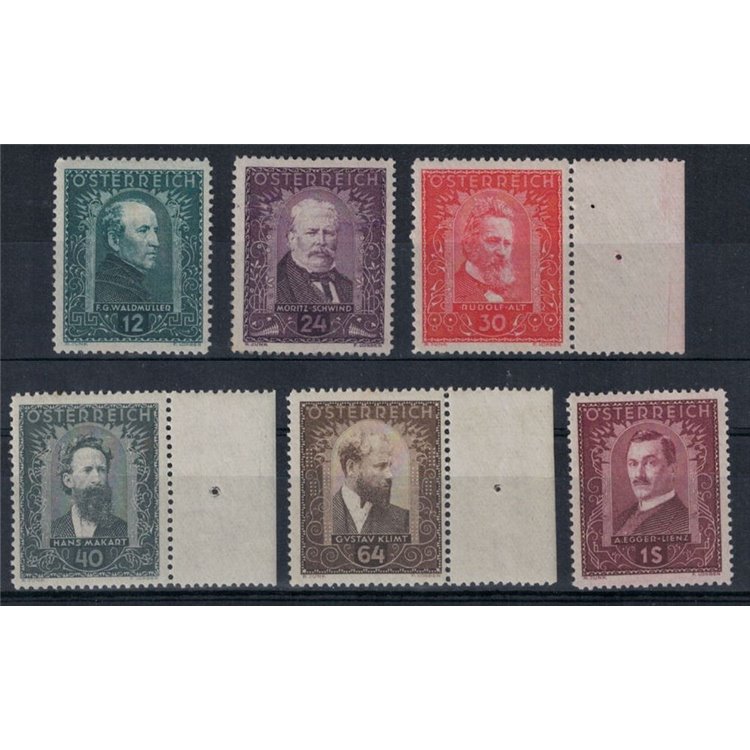 AUSTRIA 1932 Pittori 6v MNH**